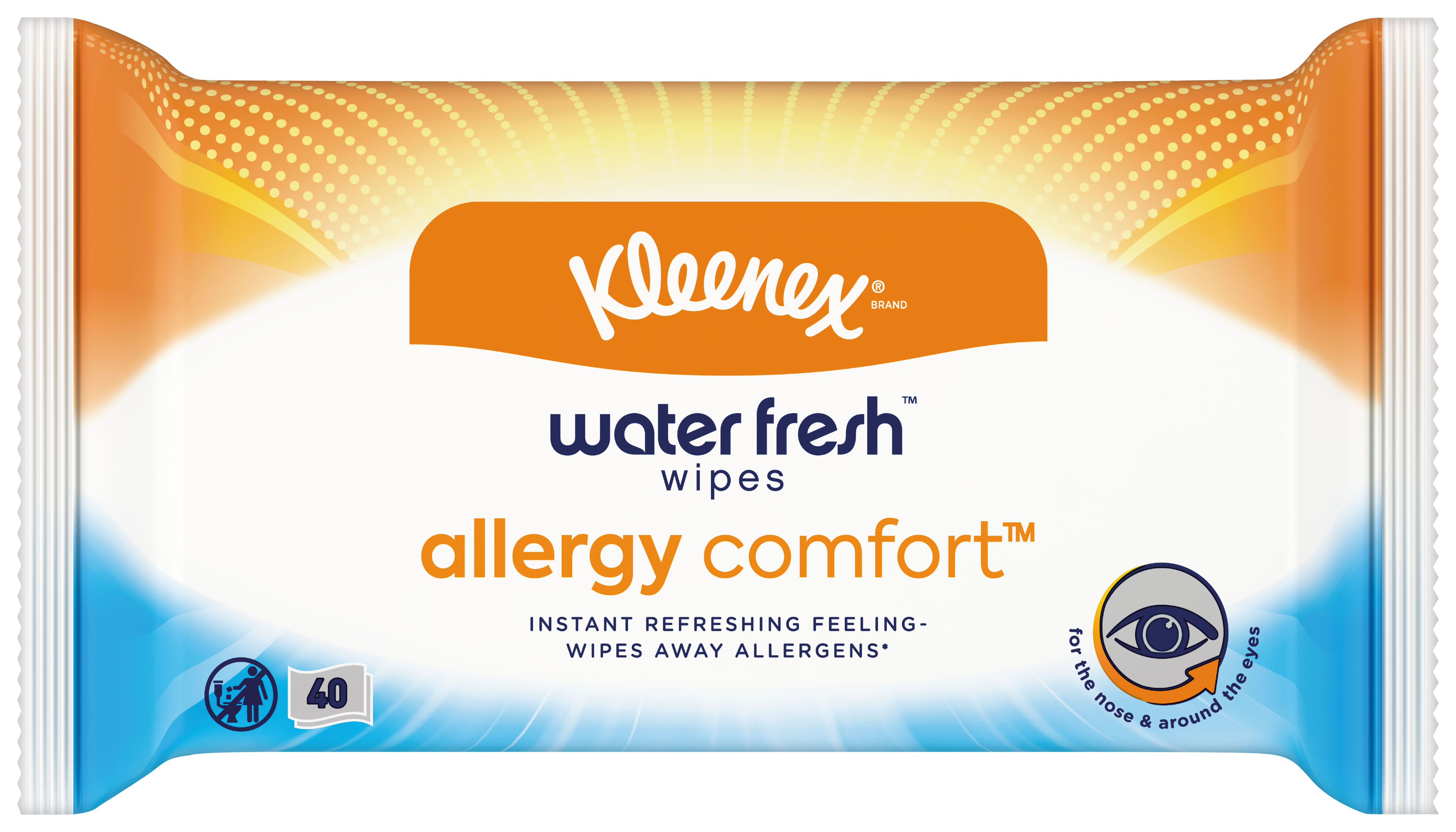 New Kleenex Allergy Comfort Hay fever Extremely Gentle Tissues X3 Packs Of 50